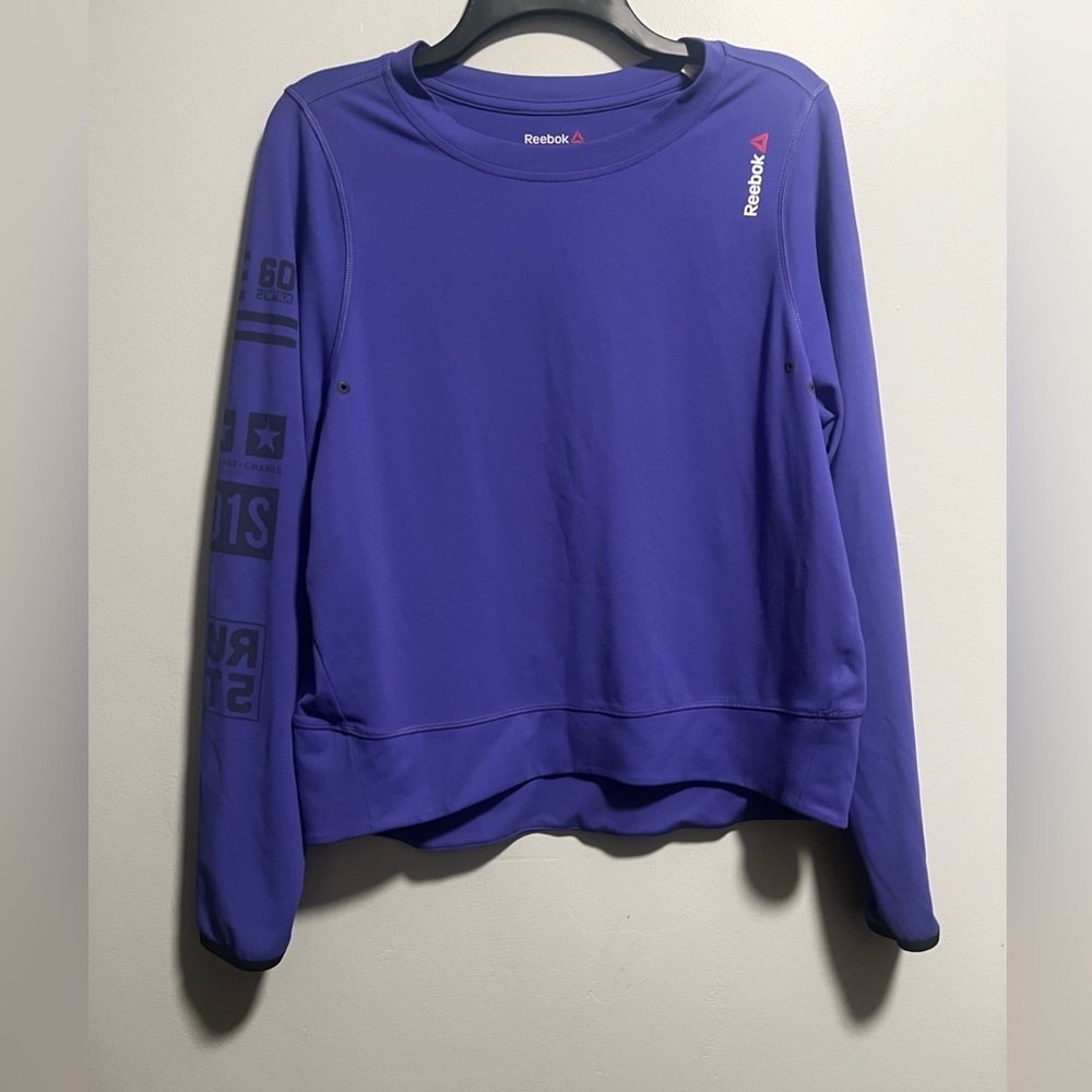 Reebok Women's Vibrant Purple Hoodie